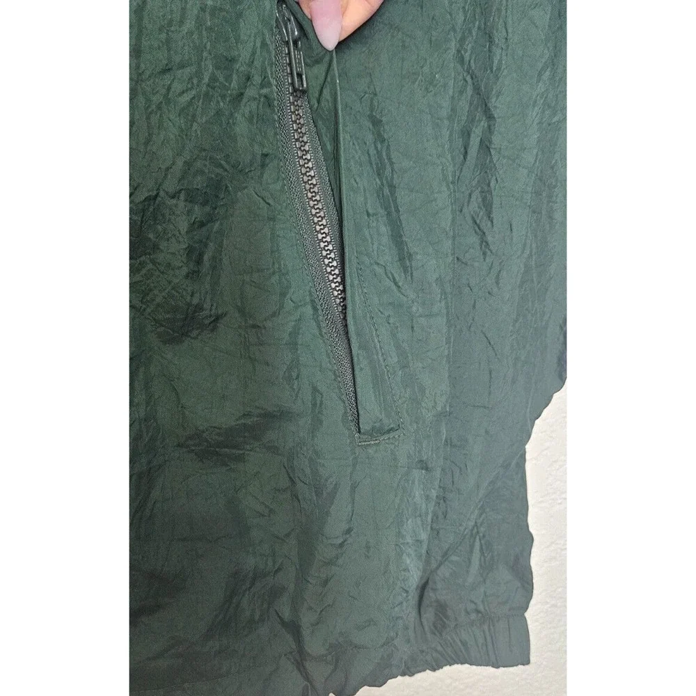 Vintage Champion Jacket Mens XL Green Full Zip Pockets Retro Windbreaker 80s 90s